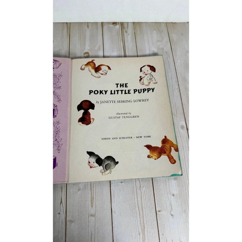 The Poky Little‎ Puppy Janette Sebring Lowrey 1946 Eleventh Printing Golden Book